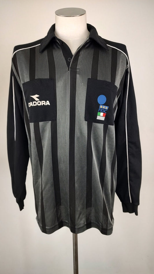 DIADORA FIGC ITALIA MAGLIA CALCIO ARBITRO UOMO Tg L SOCCER MAN JERSEY