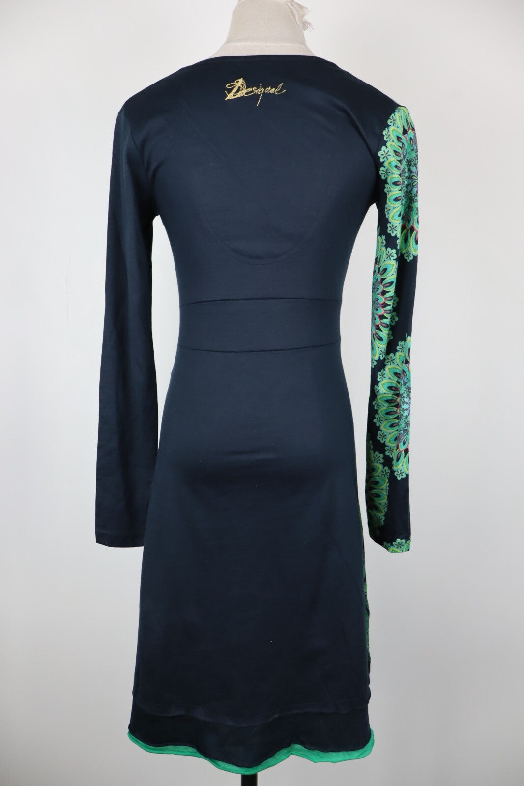 DESIGUAL VESTITO ABITO DONNA TG. XS WOMAN CASUAL VINTAGE DRESS