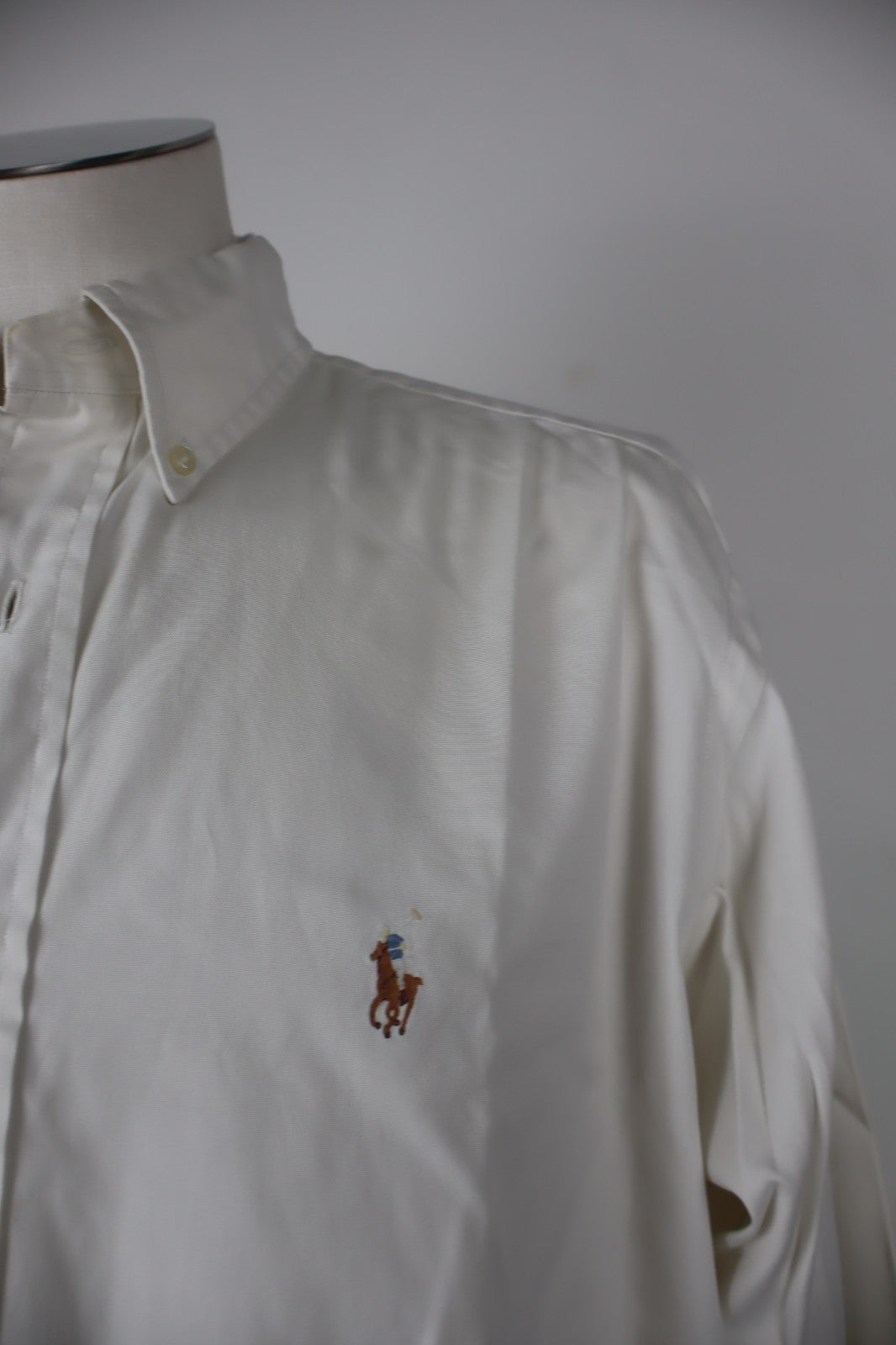 POLO RALPH LAUREN CAMICIA UOMO COTONE TG 15 1/2 MAN COTTON SHIRT CASUAL LOGO