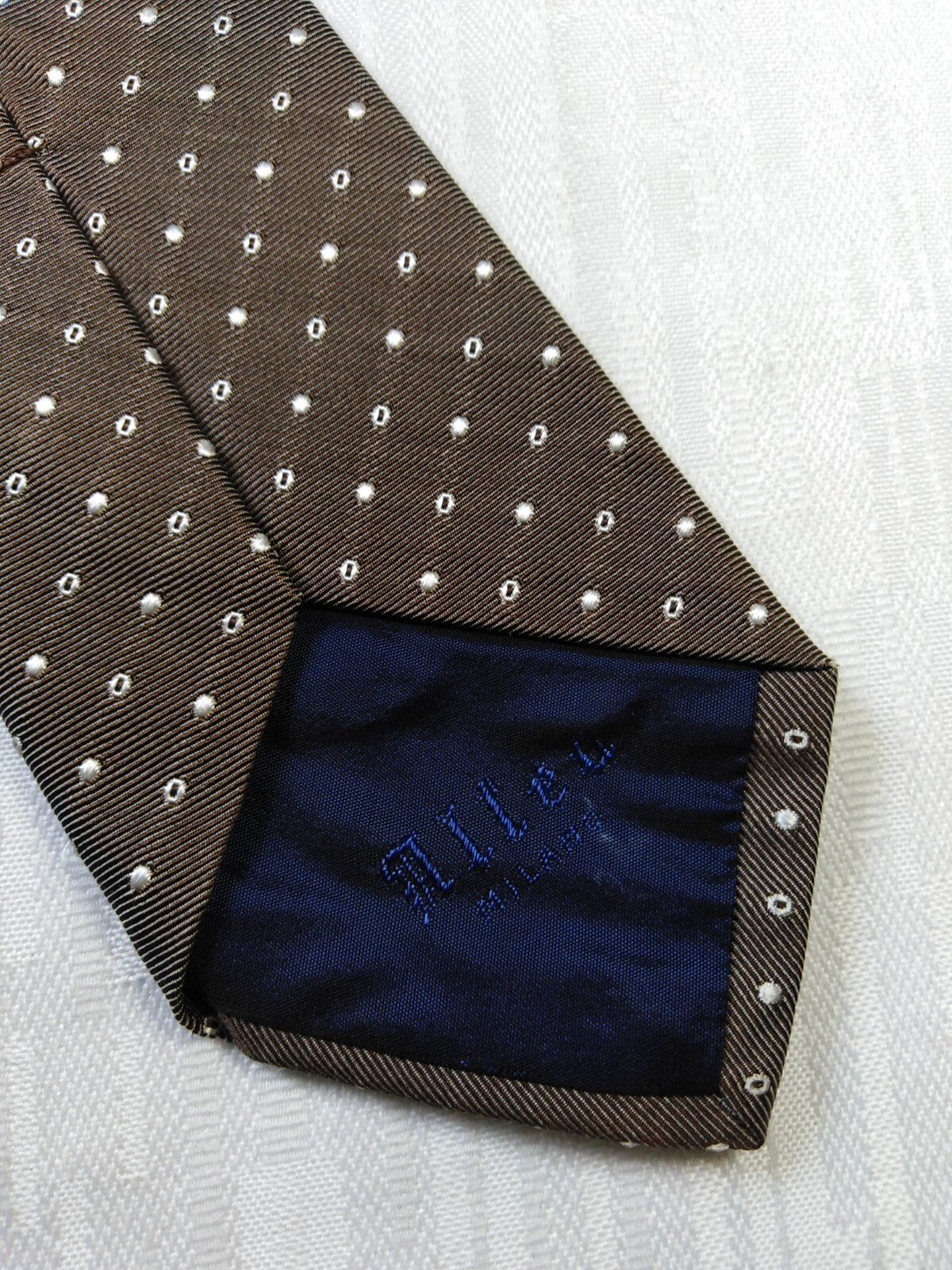 ALTEA MILANO 100% SILK TIE SETA CRAVATTA NECKTIE ITALY VINTAGE CLASSIC