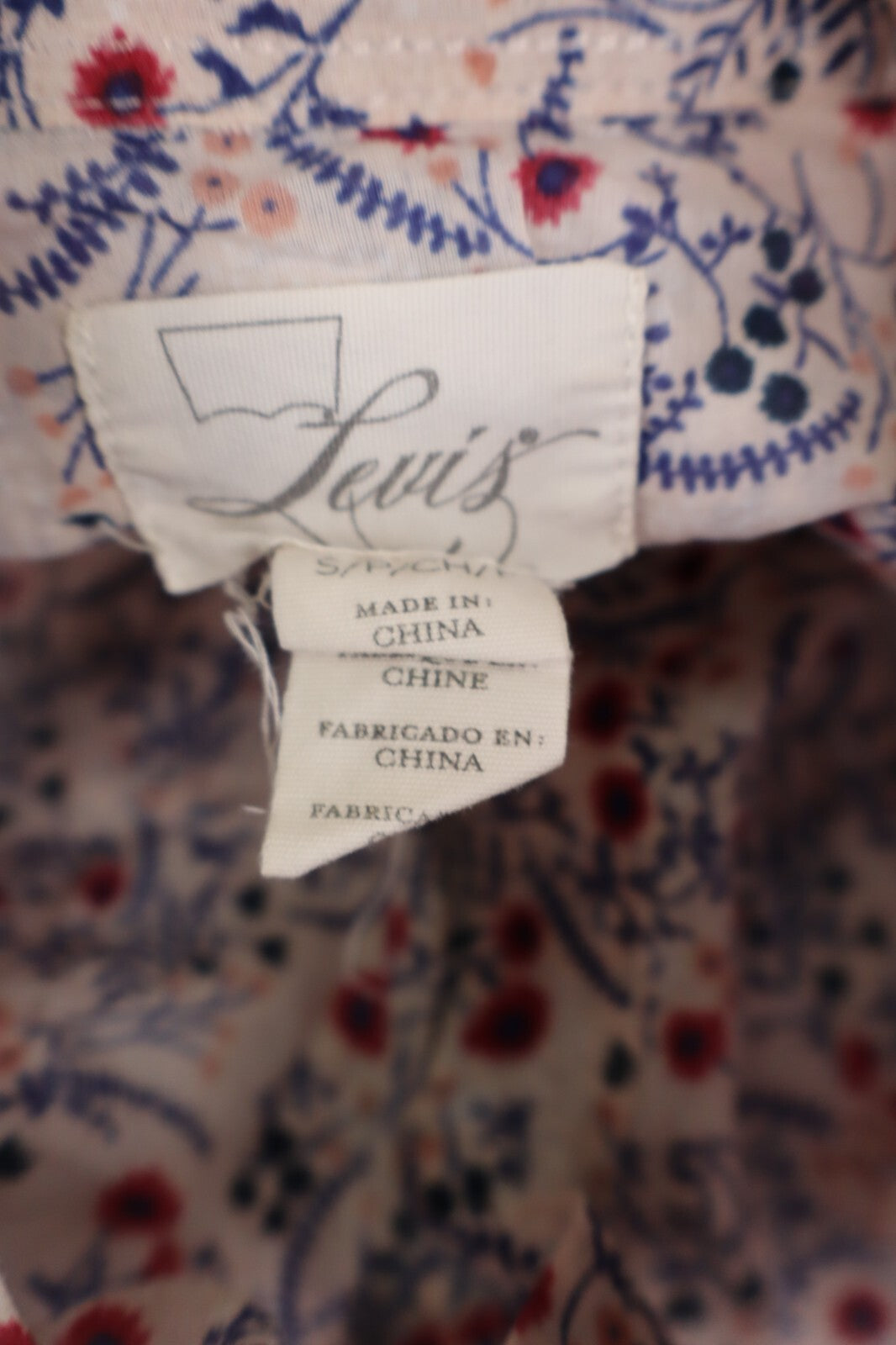 LEVI'S CAMICIA  DONNA TG. S WOMAN SHIRT CASUAL VINTAGE COTONE