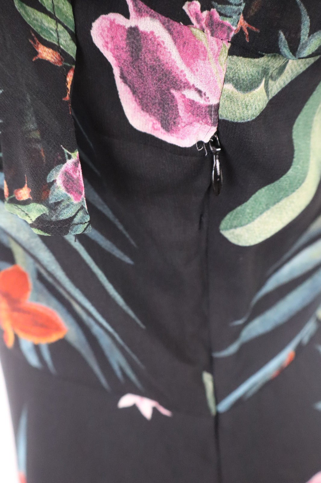 DESIGUAL VESTITO DONNA TG. 40 WOMAN CASUAL VINTAGE DRESS ABITO FLORAL