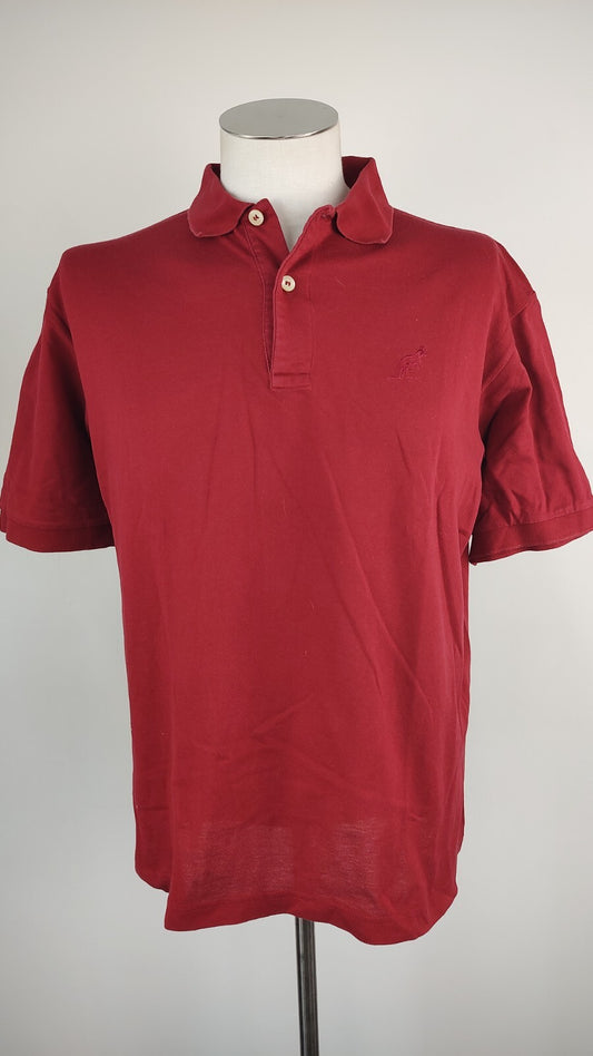 AUSTRALIAN MAGLIA POLO UOMO TG XL MAN T-SHIRT CASUAL VINTAGE COTONE