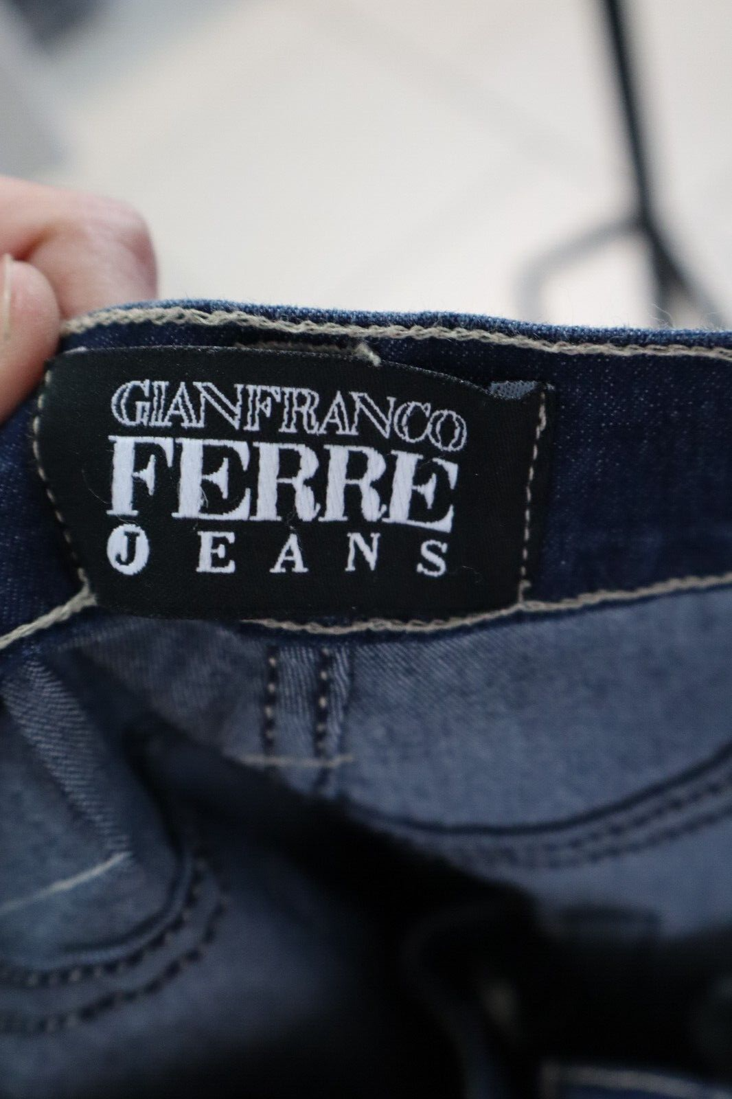 GIANFRANCO FERRE' JEANS PANTALONE DONNA CASUAL 44 WOMAN VINTAGE PANTS BERMUDA