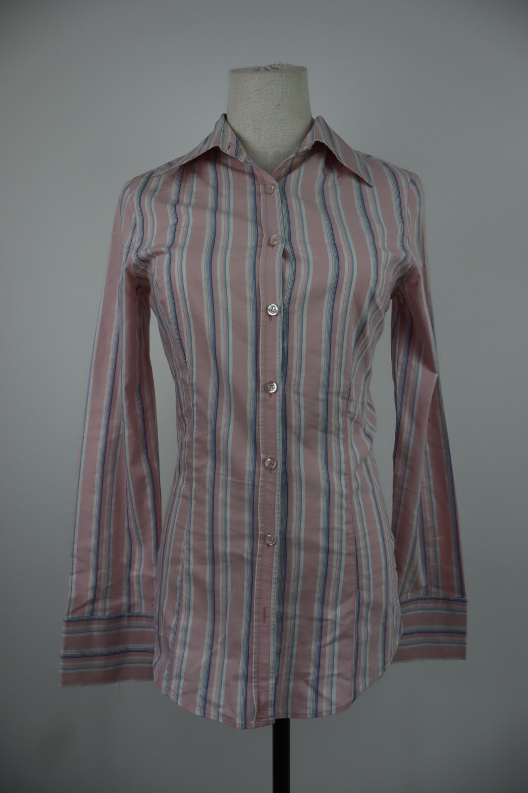 STEFANEL CAMICIA  DONNA TG. M WOMAN SHIRT CASUAL VINTAGE COTONE