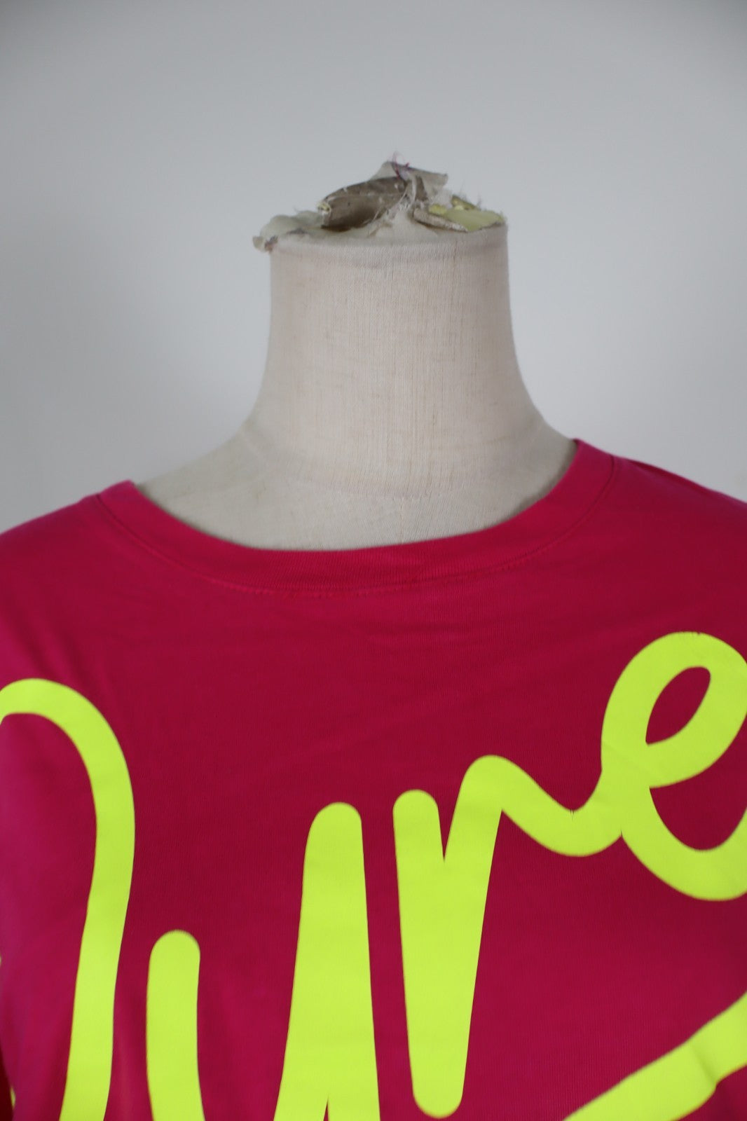 PYREX MAGLIA DONNA TG S WOMAN CASUAL VINTAGE T-SHIRT COTONE COTTON BIG LOGO