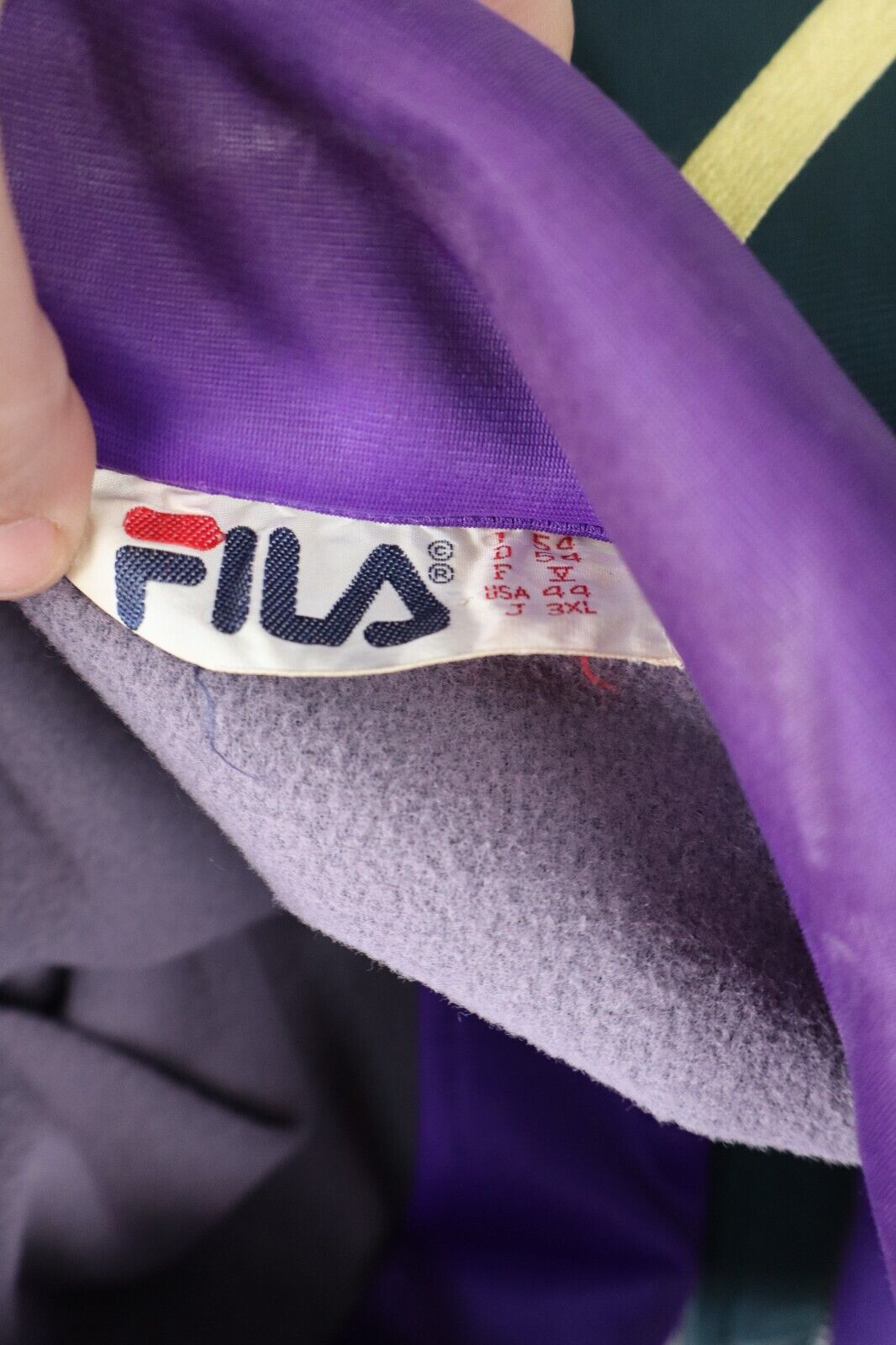 FILA GIACCA SPORTIVA UOMO TG 54 MAN SPORT VINTAGE CASUAL JACKET