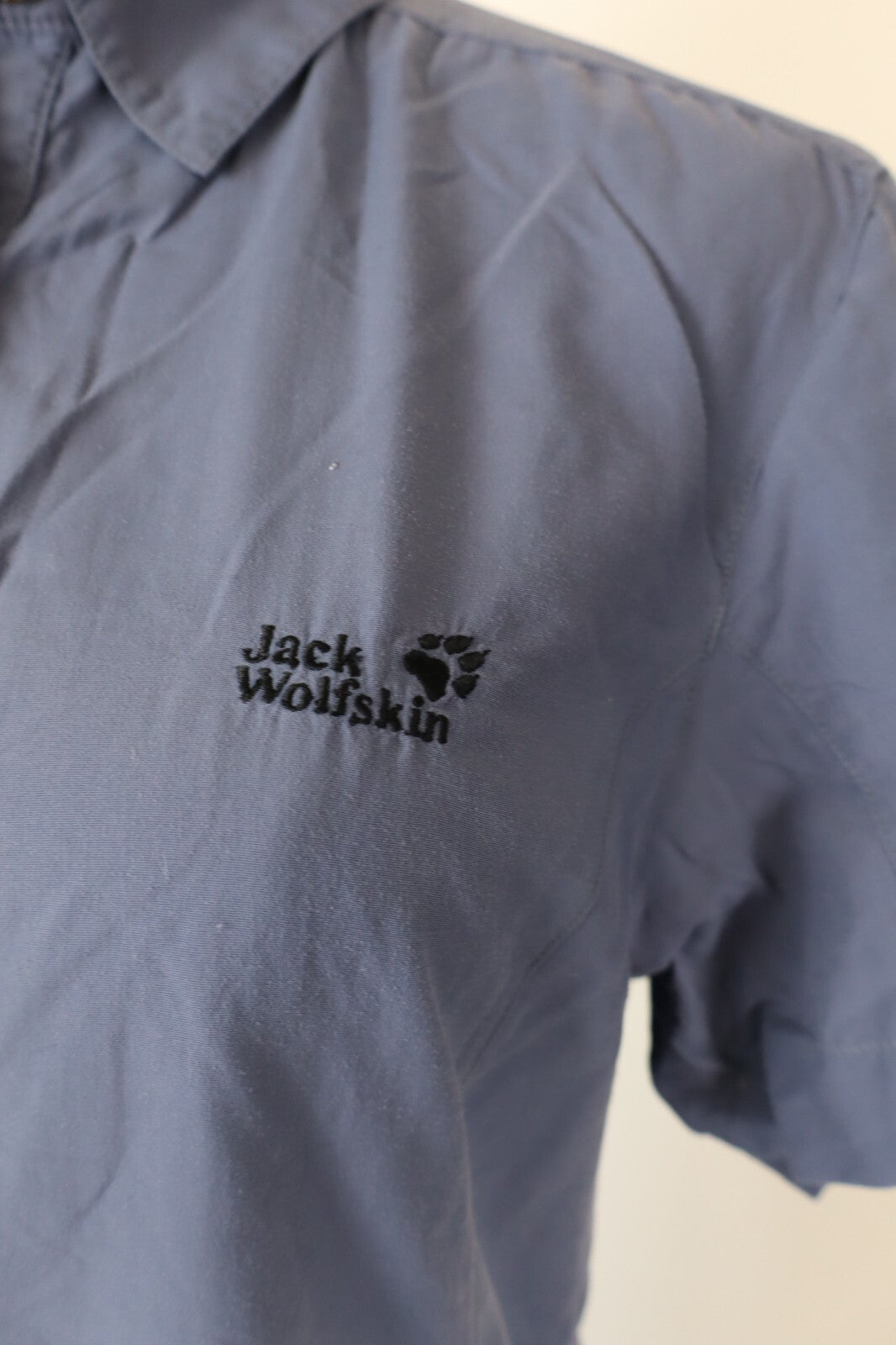 JACK WOLFSKIN CAMICIA DONNA TG. XS WOMAN SHIRT CASUAL VINTAGE NYLON