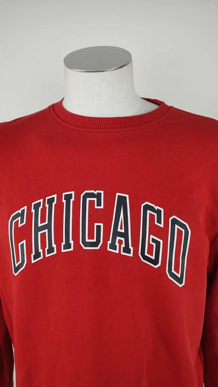 NEW ERA FELPA UOMO Tg L MAN CASUAL VINTAGE SPORT SWEATSHIRT CASUAL NBA BULLS