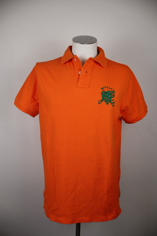RALPH LAUREN MAGLIA POLO UOMO COTONE TG L MAN COTTON T-SHIRT CASUAL VINTAGE LOGO
