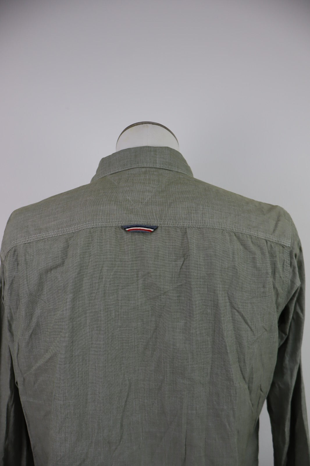 TOMMY HILFIGER CAMICIA SHIRT UOMO Tg L MAN VINTAGE CASUAL COTONE COTTON