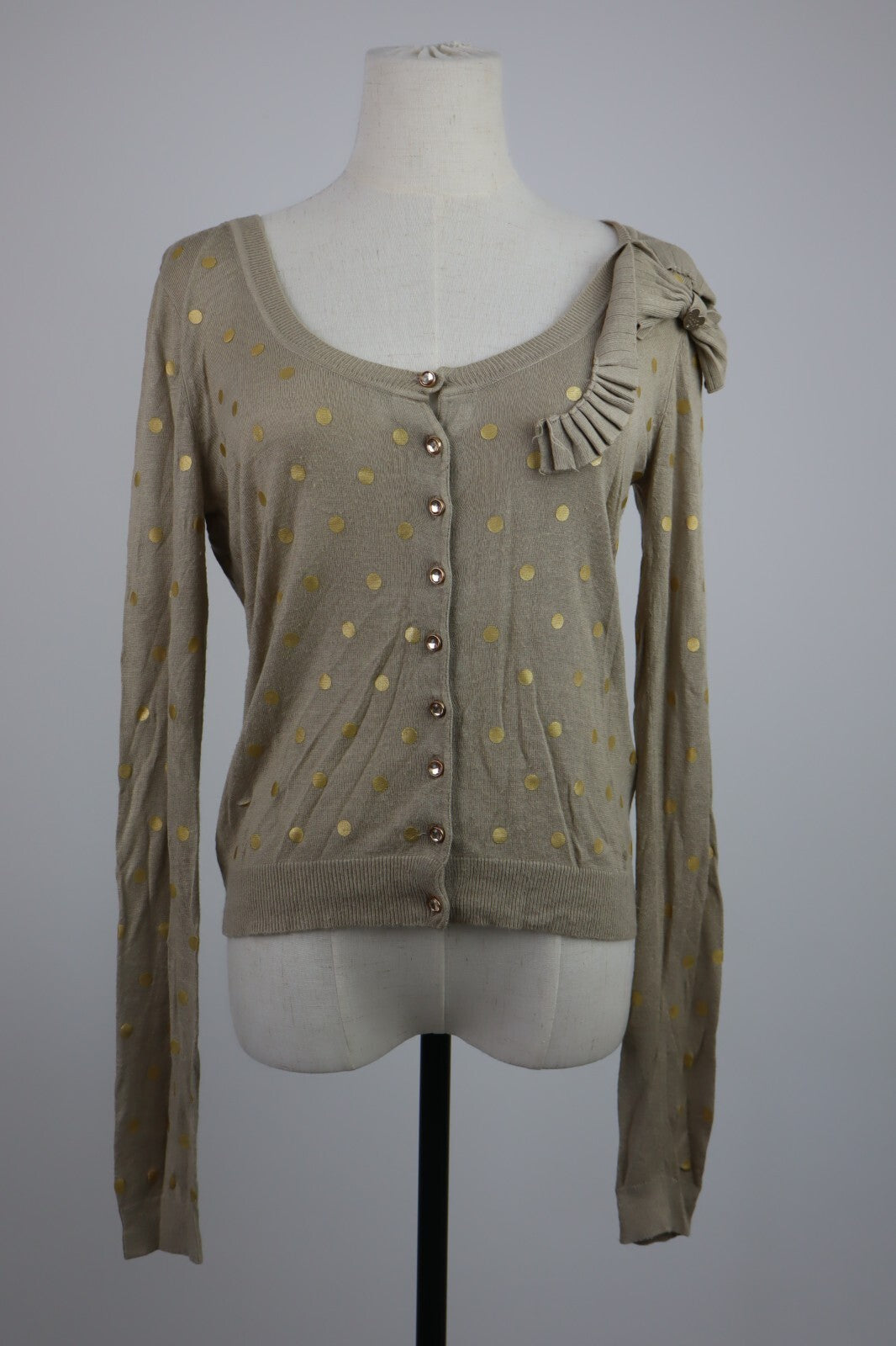 LIU JO MILANO MAGLIONE CARDIGAN MAGLIA DONNA TG S WOMAN SWEATER VINTAGE CASUAL