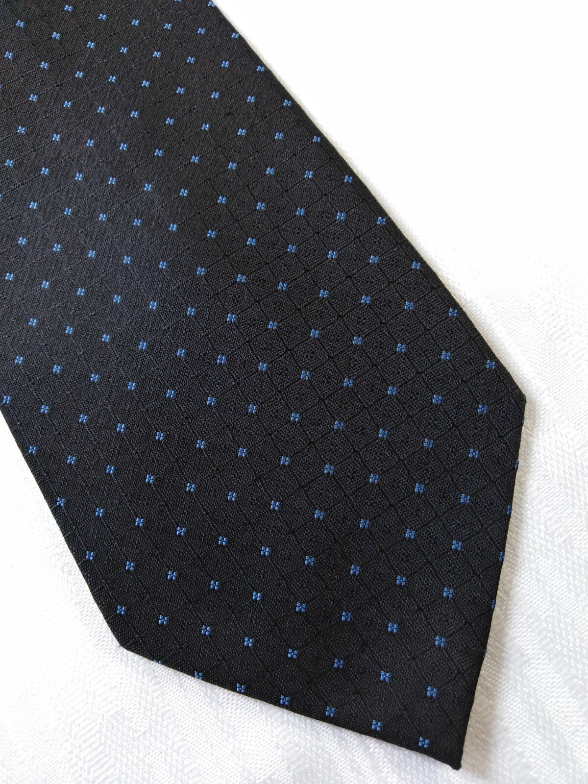 ROCCOBAROCCO 100% SETA SILK TIE CRAVATTA NECKTIE ITALY VINTAGE CLASSIC