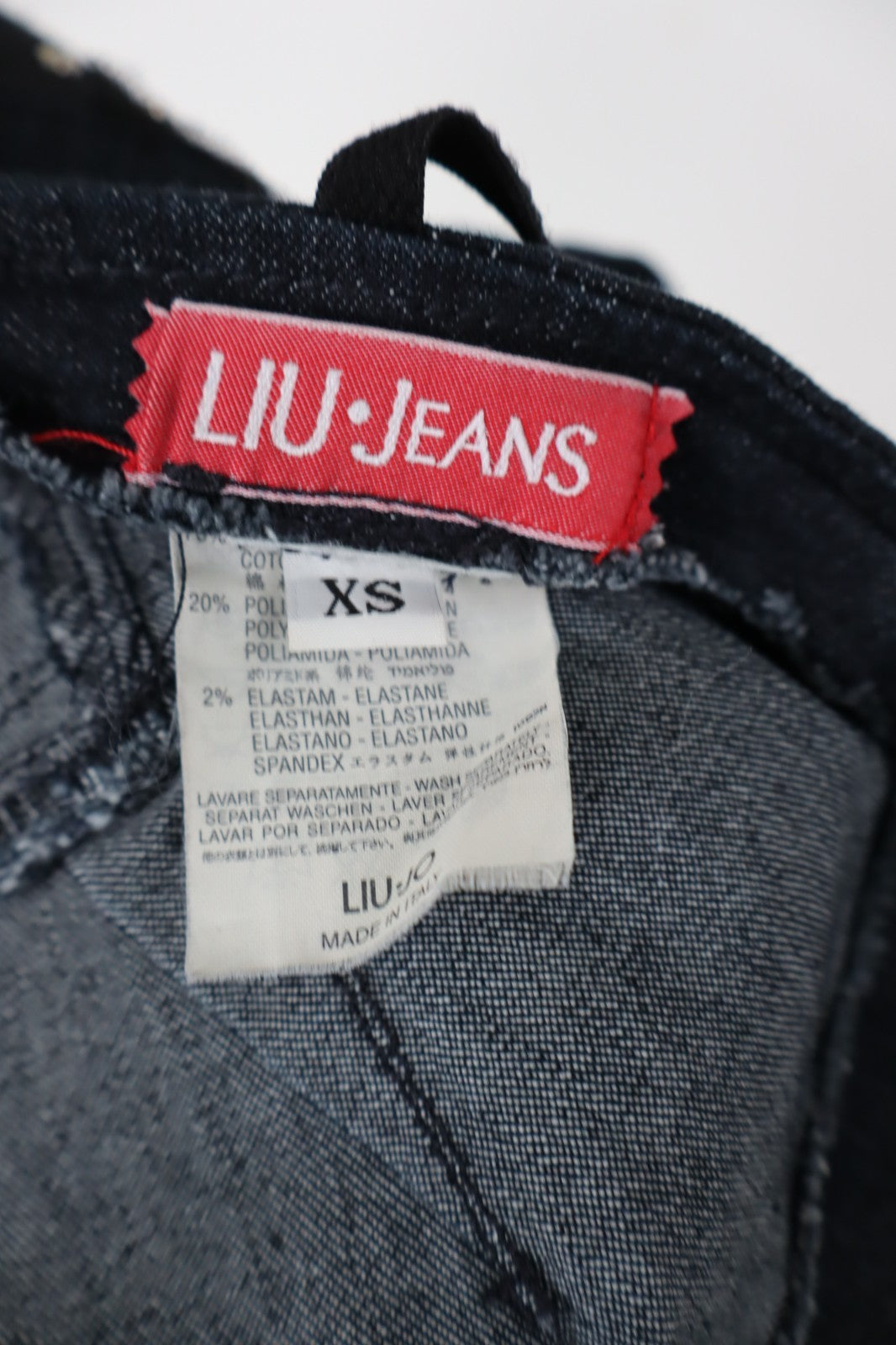 LIU JO VESTITO ABITO DONNA TG. XS WOMAN CASUAL VINTAGE DRESS DENIM