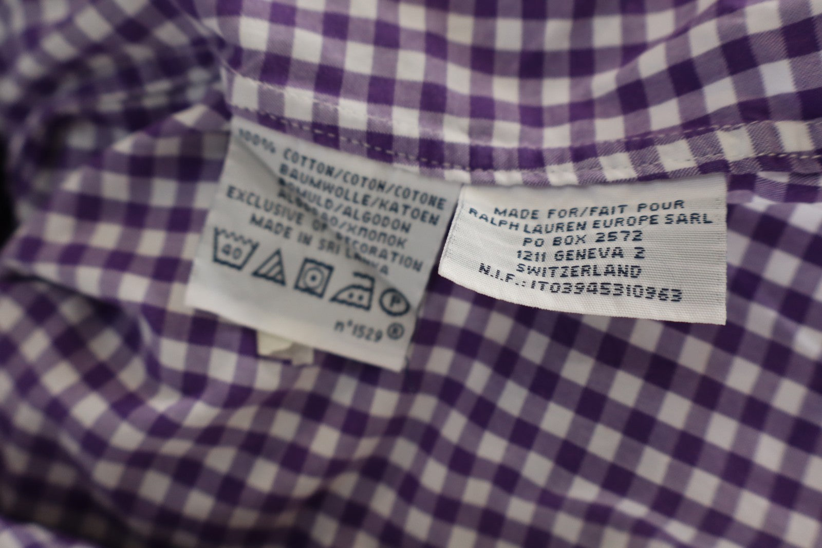 RALPH LAUREN CAMICIA SHIRT UOMO TG. M MAN VINTAGE CASUAL 100% COTONE