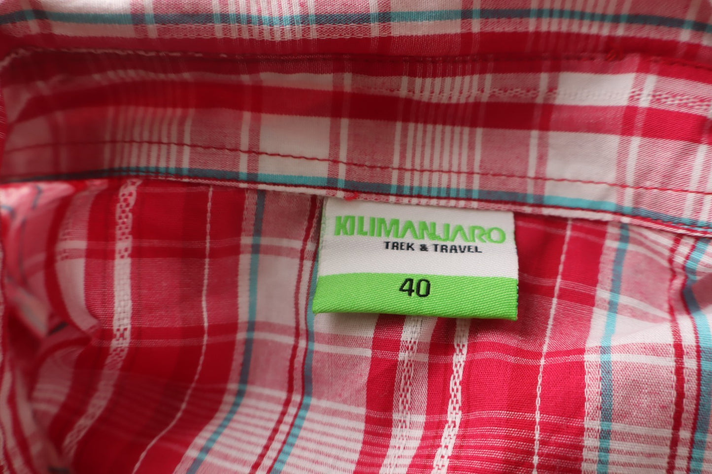 KILIMANJARO CAMICIA SMANICATA DONNA TG 40 WOMAN SHIRT VINTAGE COTONE COTTON LOGO