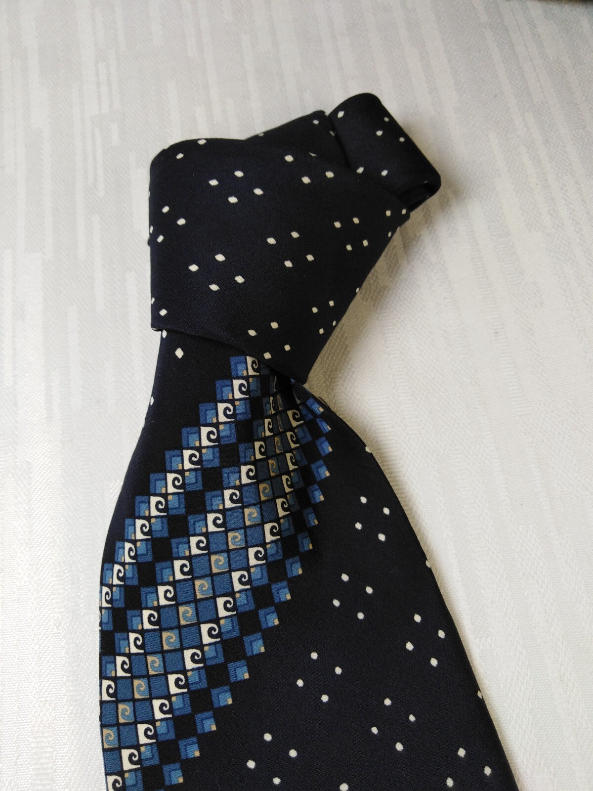 PIERRE CARDIN 100% SILK TIE SETA CRAVATTA NECKTIE MADE IN ITALY CLASSIC