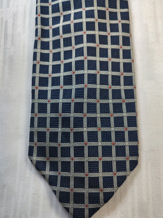 EGON VON FURSTENBERG 100% SILK TIE SETA CRAVATTA NECKTIE MADE IN ITALY CLASSIC