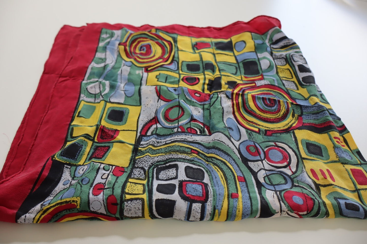VAI FOULARD 100% SILK SETA SCARVES SCARF SQUARE MADE ITALY