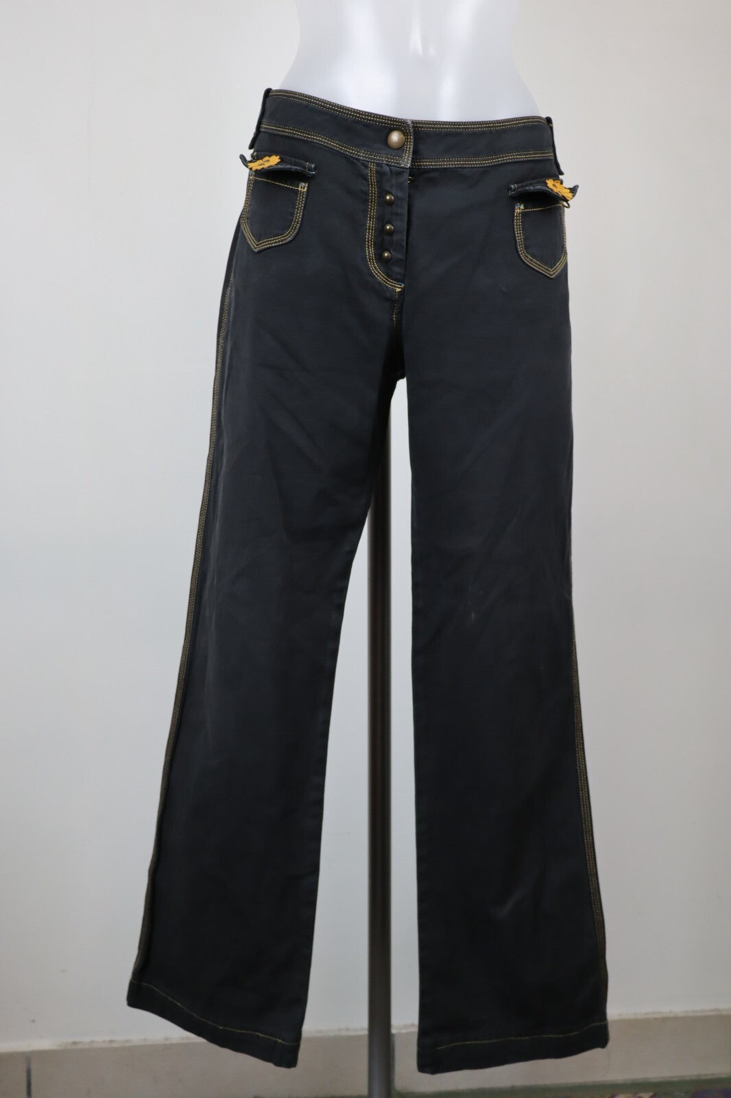 FAY PANTALONE CASUAL DONNA TG 44 WOMAN VINTAGE PANTS DENIM