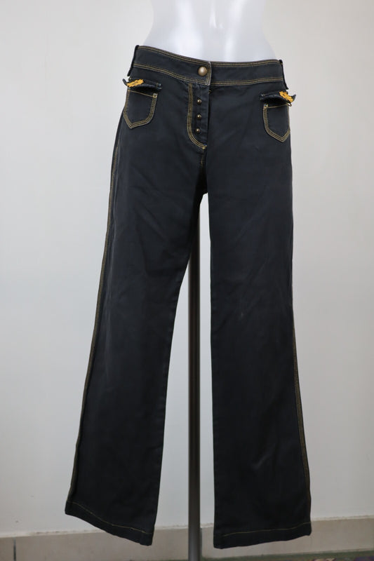 FAY PANTALONE CASUAL DONNA TG 44 WOMAN VINTAGE PANTS DENIM