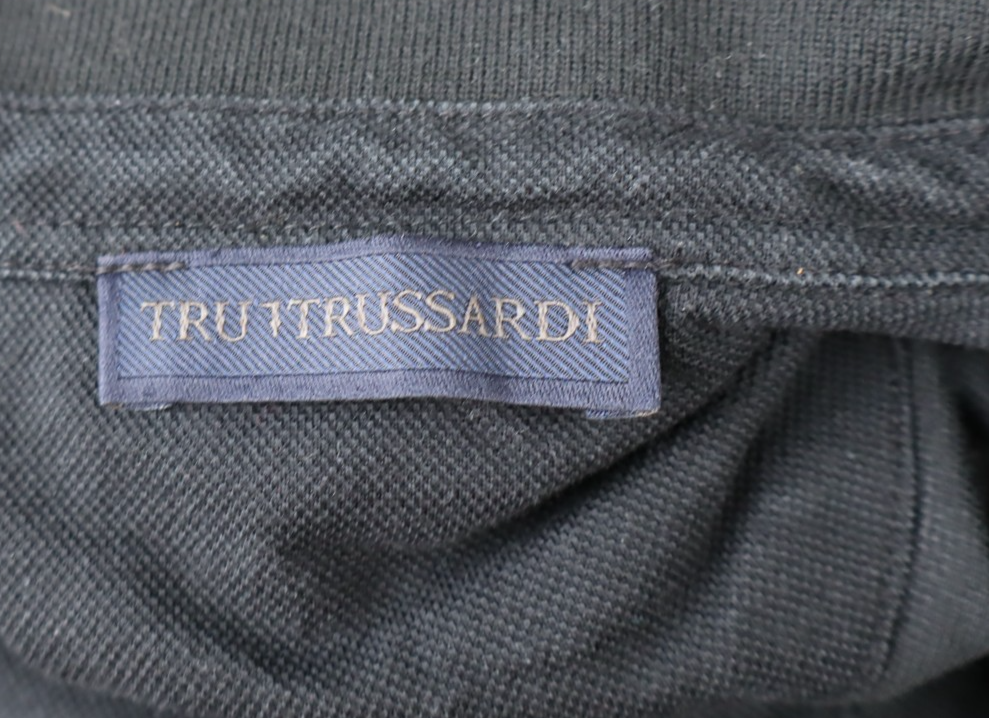 TRU TRUSSARDI POLO MAGLIA UOMO COTONE TG. XL MAN COTTON SHIRT CASUAL VINTAGE