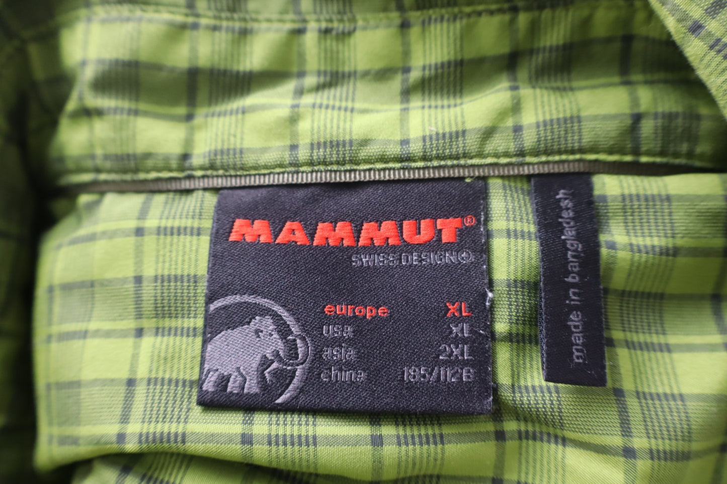 MAMMUT CAMICIA UOMO TG. XL MAN CASUAL VINTAGE  T-SHIRT COTONE COTTON TASCA LOGO