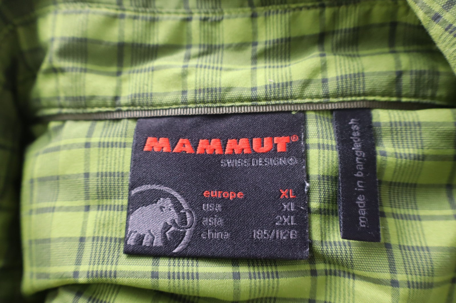 MAMMUT CAMICIA UOMO TG. XL MAN CASUAL VINTAGE  T-SHIRT COTONE COTTON TASCA LOGO
