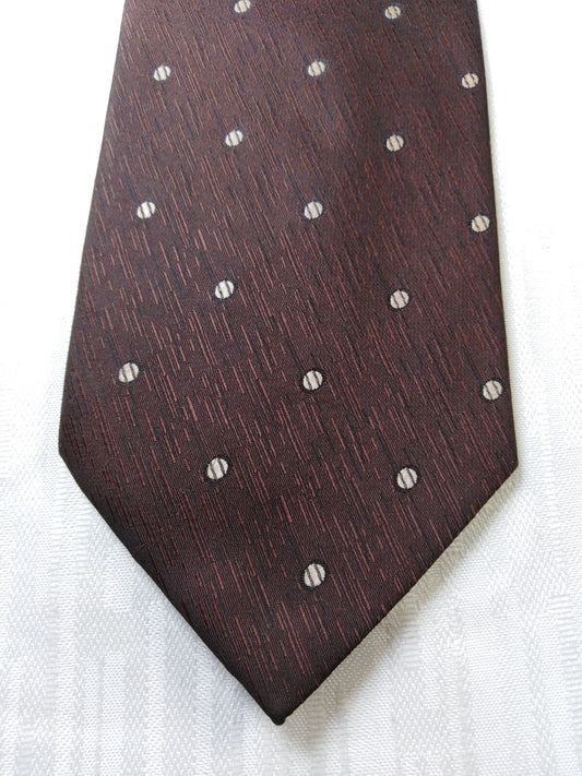 ROCCOBAROCCO  SILK TIE SETA CRAVATTA NECKTIE ITALY VINTAGE CLASSIC