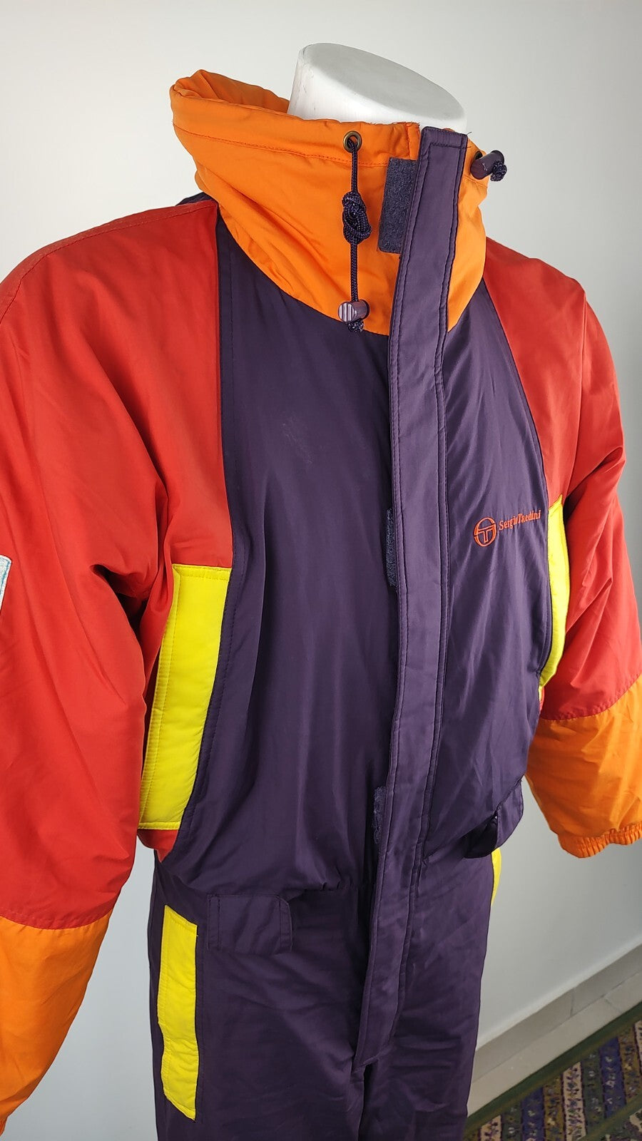 SERGIO TACCHINI TUTA COMPLETA NEVE SCI Tg. S TRACKSUIT UOMO SPORT IMBOTTITO