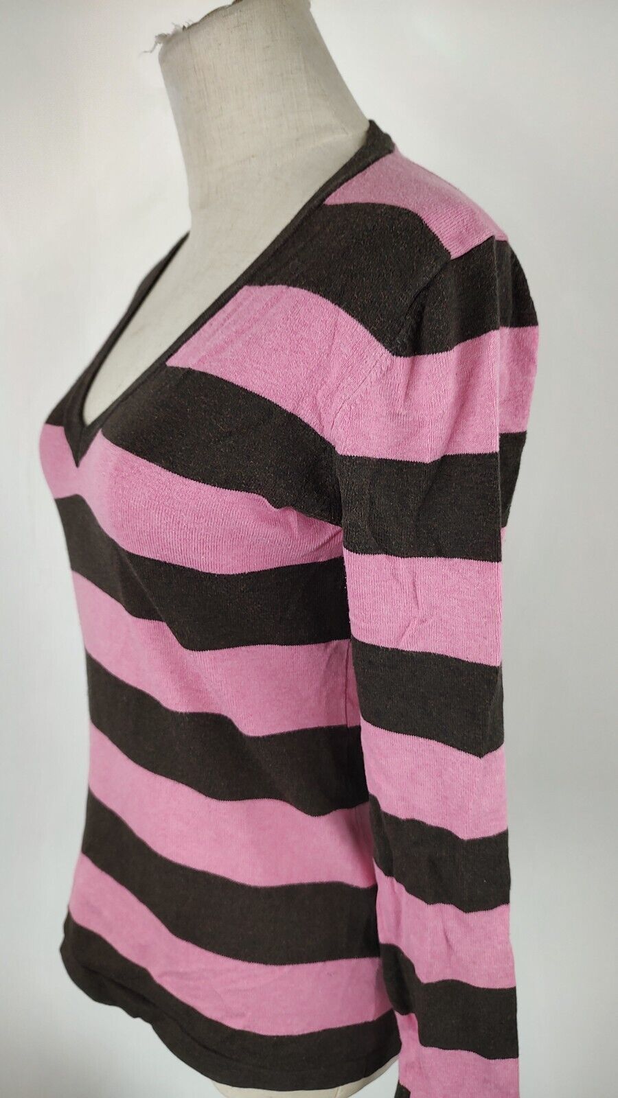 TOMMY HILFIGER MAGLIONE COTONE CASHMERE DONNA Tg. L WOMAN CASUAL SWEATER VINTAGE