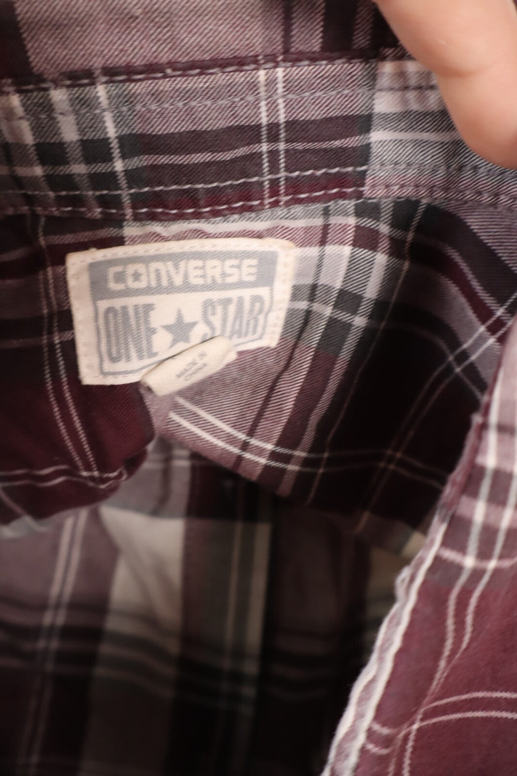 CONVERSE CAMICIA UOMO TG. M MAN CASUAL VINTAGE SHIRT COTONE COTTON