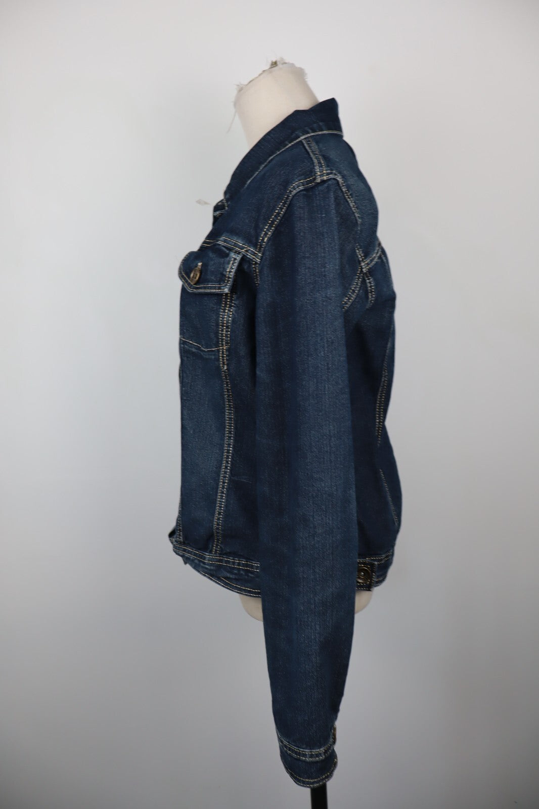 LAVINIA FONTANA GIUBBINO JEANS DENIM DONNA Tg M WOMAN CASUAL VINTAGE JACKET