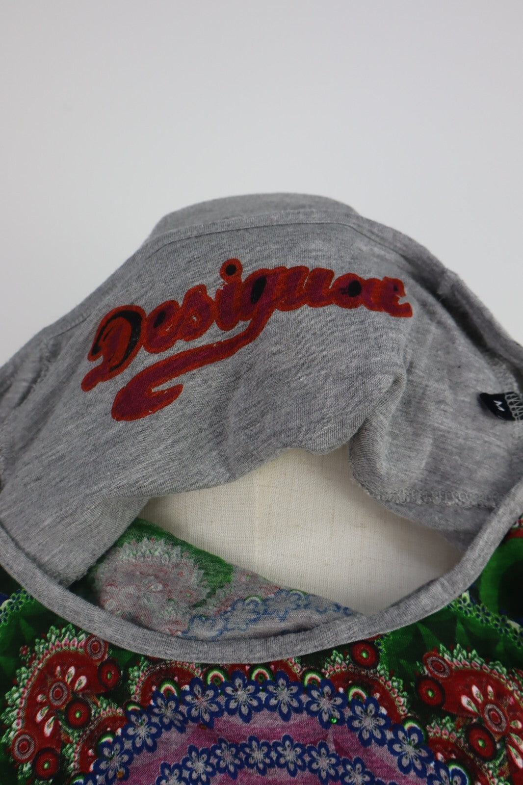 DESIGUAL MAGLIA DONNA TG. 48 WOMAN T-SHIRT CASUAL VINTAGE COTONE