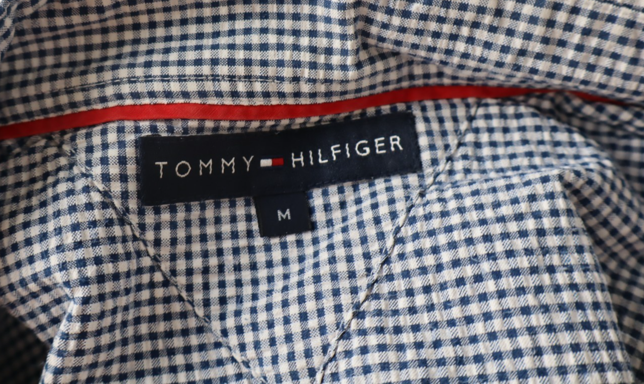 TOMMY HILFIGER CAMICIA UOMO TG. M MAN CASUAL SHIRT VINTAGE SHIRT COTONE COTTON