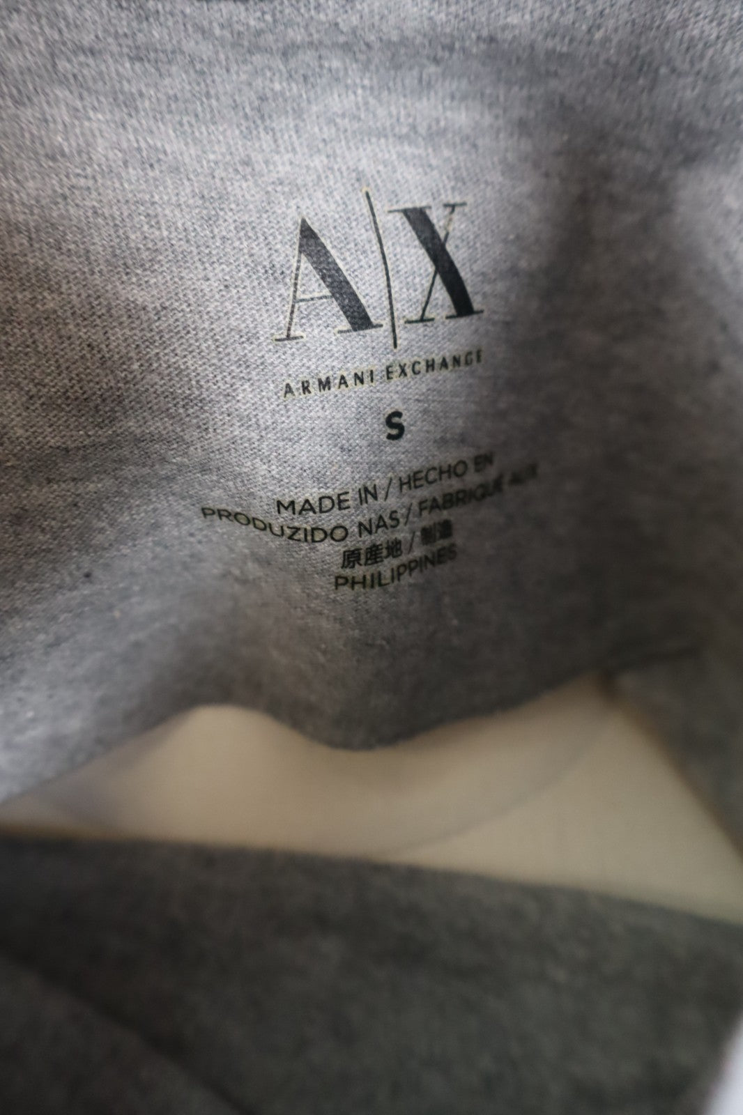 ARMANI EXCHANGE POLO MAGLIA UOMO TG S MAN COTONE SHIRT CASUAL VINTAGE