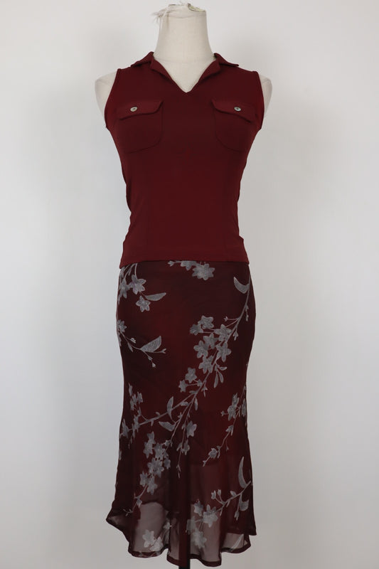 SPORTSTAFF COMPLETO DONNA Tg. 42 / 44 MAGLIA GONNA DRESS VINTAGE CASUAL SUIT