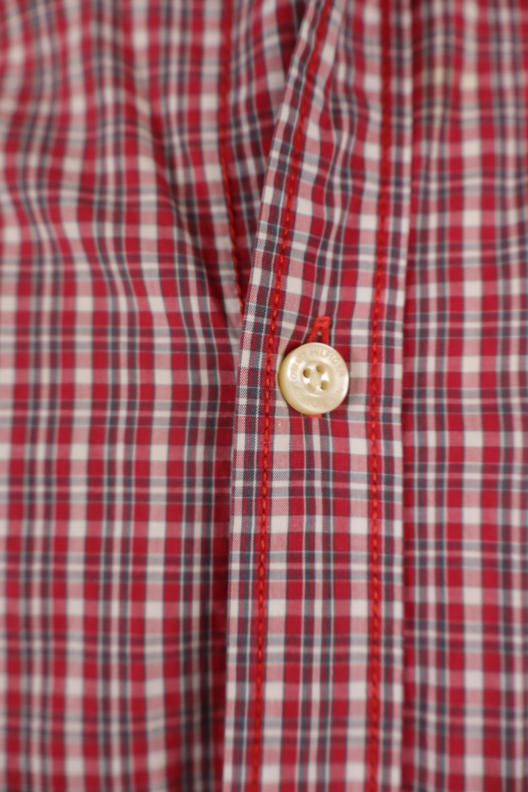 TOMMY HILFIGER CAMICIA MANICA LUNGA UOMO TG.M MAN CASUAL VINTAGE SHIRT COTONE