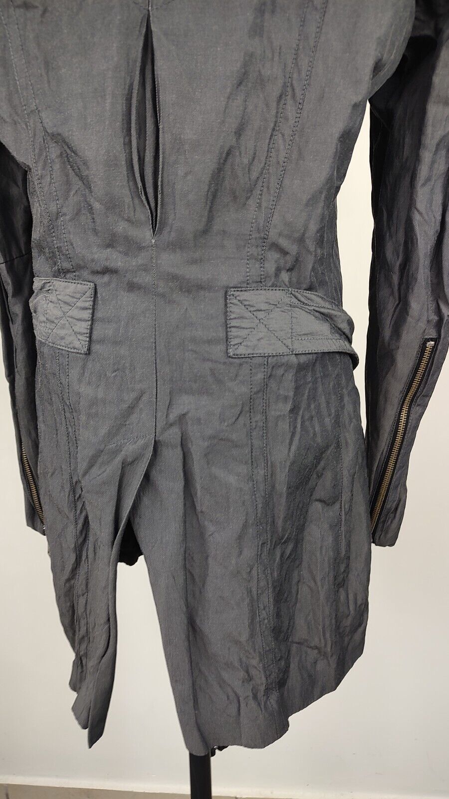 BYBLOS CAPPOTTO TRENCH DONNA Tg L WOMAN LINO COAT VINTAGE CASUAL