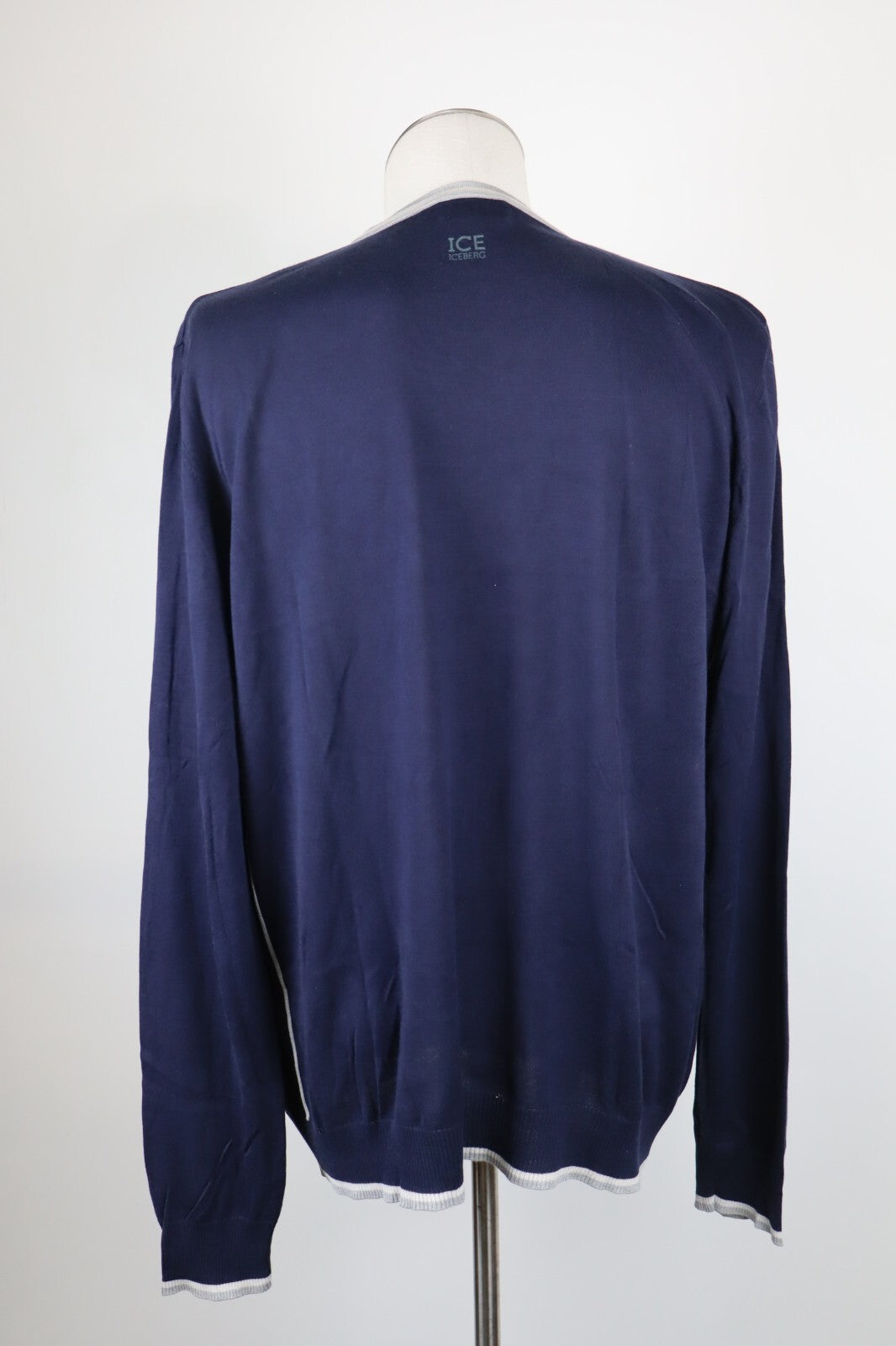 ICEBERG PAPERINO DONALD DUCK MAGLIONE SETA COTONE VINTAGE UOMO TG 4XL SWEATER