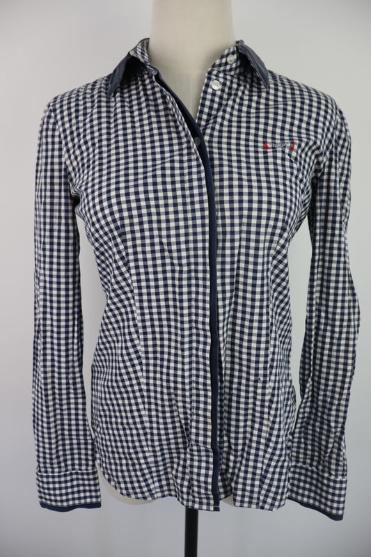 AJ ARMANI JEANS CAMICIA DONNA TG. 38 WOMAN SHIRT CASUAL VINTAGE  COTONE