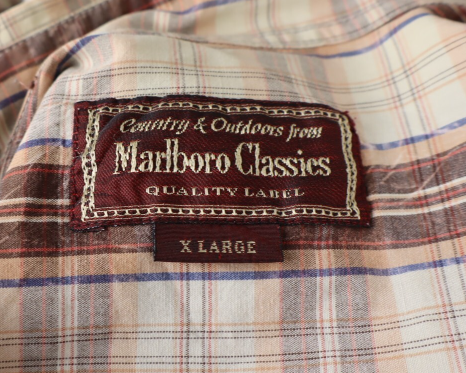 MARLBORO CLASSICS CAMICIA UOMO TG. XL MAN CASUAL VINTAGE SHIRT COTONE COTTON