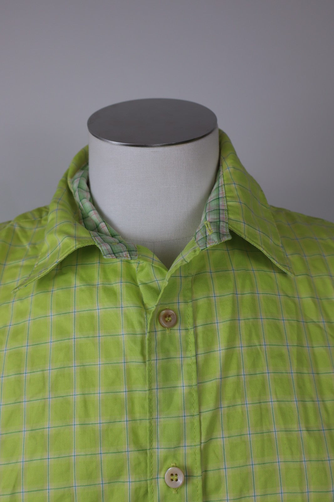 GAS CAMICIA UOMO TG. 42 MAN CASUAL VINTAGE SHIRT COTONE LOGO