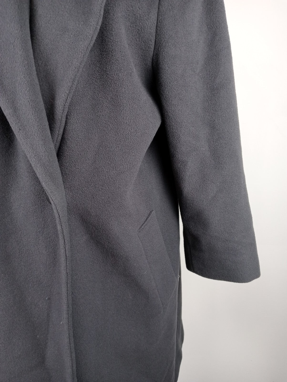 LINEA EMME CAPPOTTO COAT WOOL LANA DONNA TG 42 WOMAN JACKET VINTAGE CASUAL