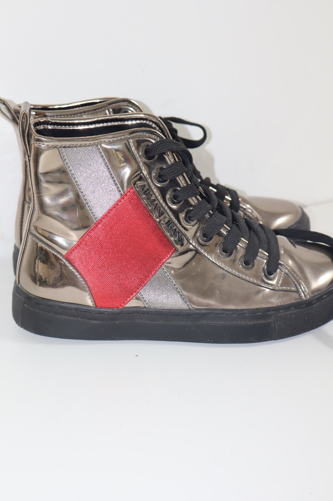 ARMANI JEANS SCARPE ANFIBI SHOES TG 37 / 6,5 SNEAKERS DONNA CASUAL
