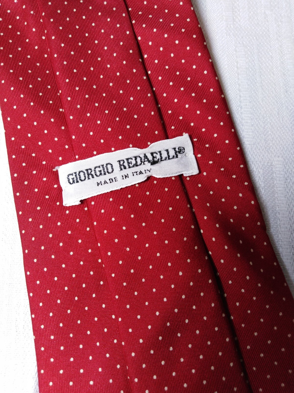 GIORGIO REDAELLI 100% SILK TIE SETA CRAVATTA NECKTIE MADE IN ITALY