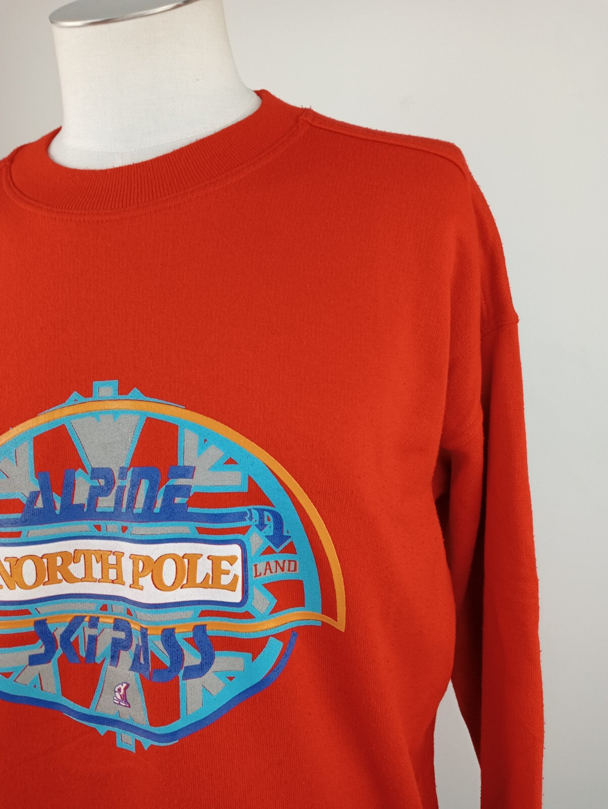 NORTH POLE FELPA UOMO Tg XL COTONE MAN SPORT JACKET SWEATSHIRT VINTAGE