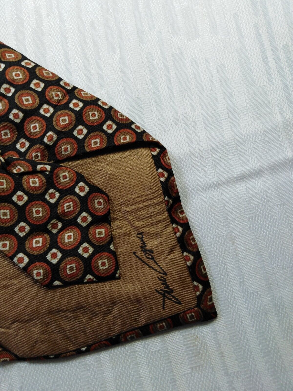 TINO COSMA 100% SETA SILK TIE CRAVATTA NECKTIE MADE ITALY VINTAGE CLASSIC