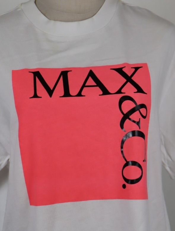 MAX&CO MAGLIA COTONE DONNA TG. XL WOMAN CASUAL VINTAGE TOP T-SHIRT COTTON