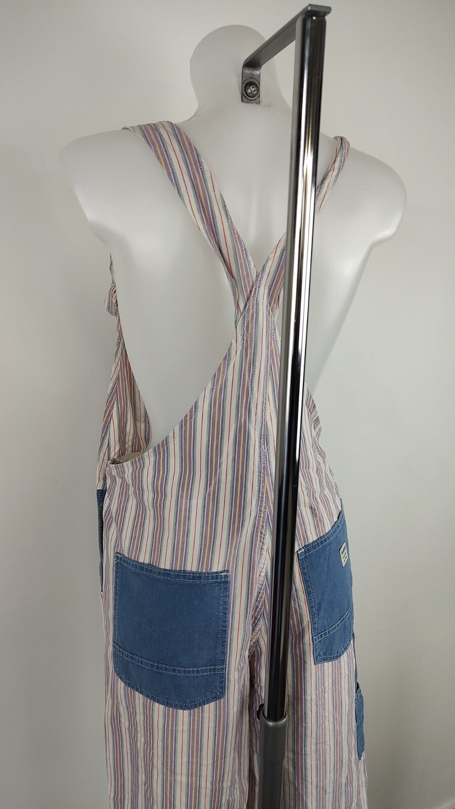 GAS COMPLETO DONNA PANTALONE Tg. S SALOPETTE ONE PIECE VINTAGE CASUAL